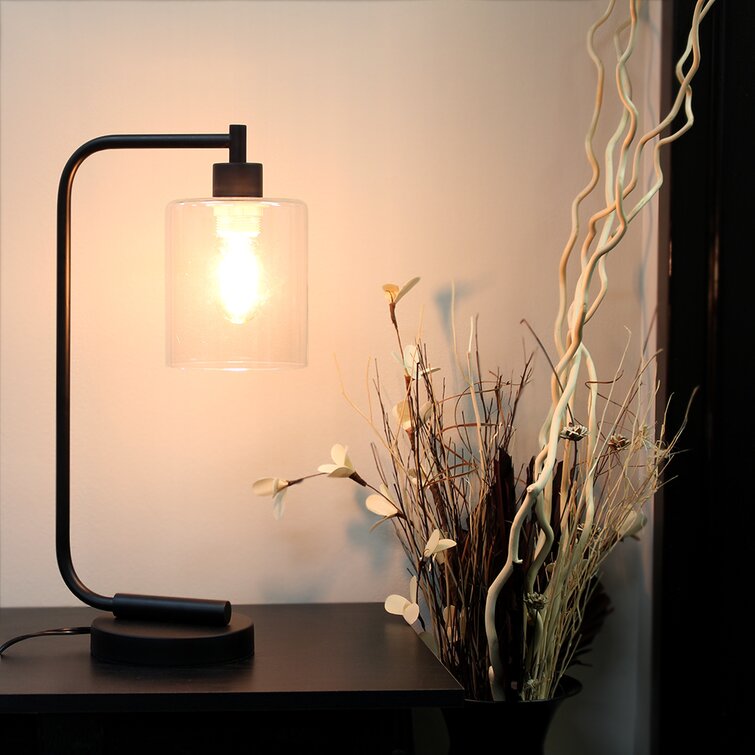 Modern table lamp black - Balenco Wazo