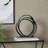 Areeg Black Aluminum Metal Abstract Looped Decorative Sculpture-108541645