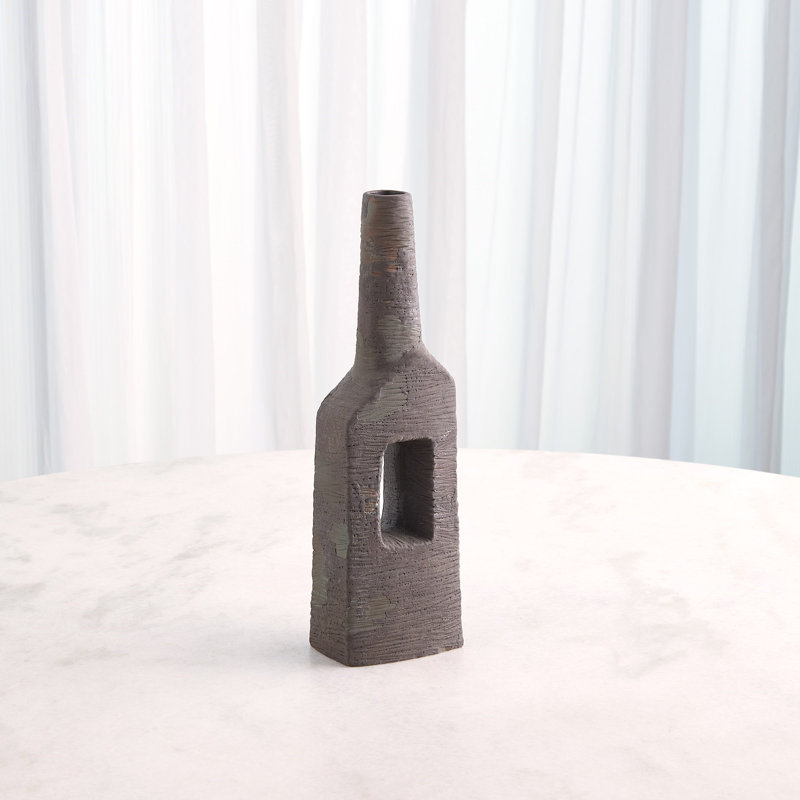 Ebba Vase-Rugged Brown-Sm