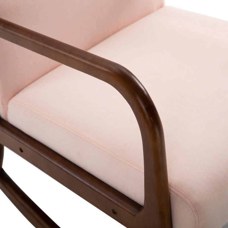 Chaise berçante Lievens, Rose