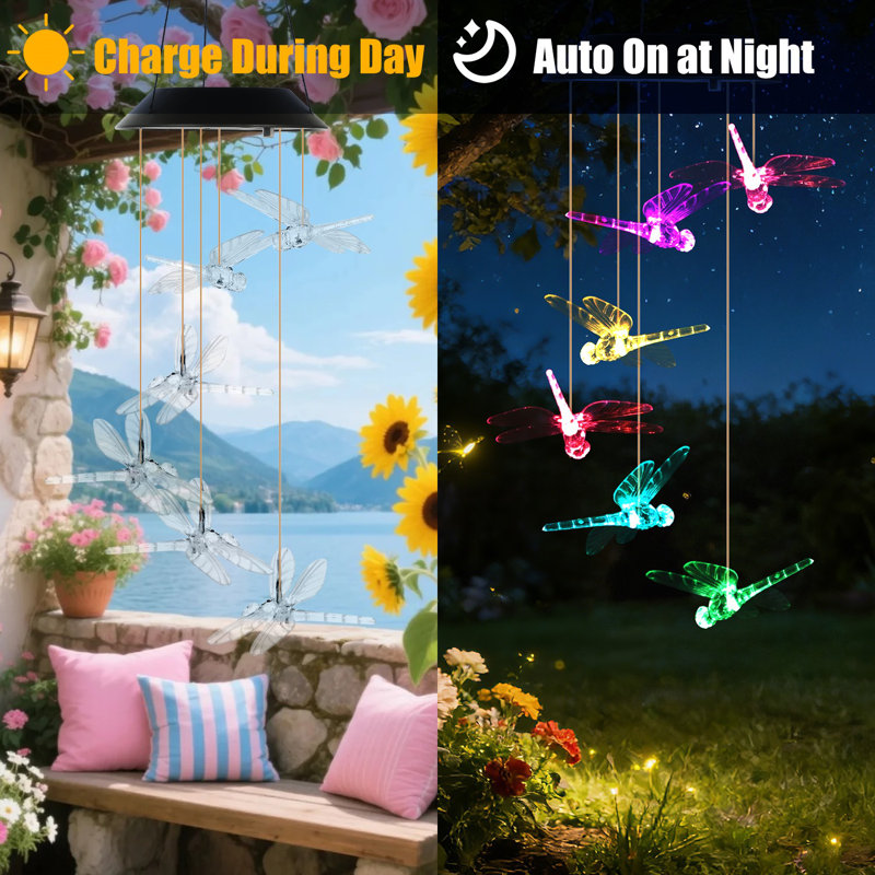 Décoration de jardin d'extérieur imperméable Dragonfly, 2