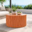 Table basse Wave texturée ronde MGO pré-assemblée, capacité de 66 lb-1421958675-1421958677