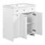 Meuble-lavabo 30 po avec lavabo en céramique-454334086
