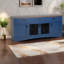 Meuble télé et meuble télé moderne, console de rangement en panneau de fibres à densité moyenne de 67 pouces pour la maison