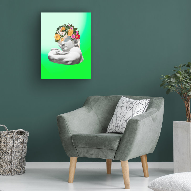 "Renaissance David II" par Melissa Wang, reproduction sur toile, H 19 po x l 14 po