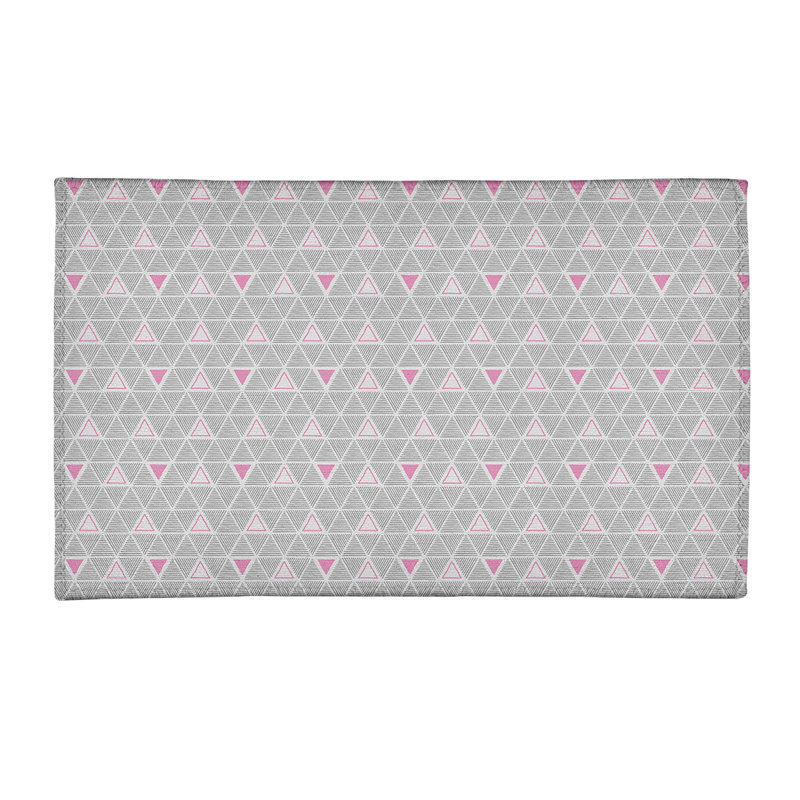 Chenille Geometric Indoor Rug, Rectangle 3' x 5'