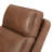 Traditional Oversize Genuine Leather Pushback Recliner-1176625773
