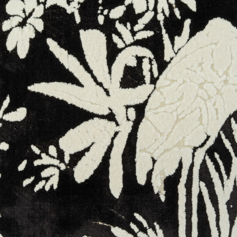 Grazing Fabric, Ebony