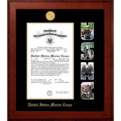 Marine Certificate Honor Picture Frame