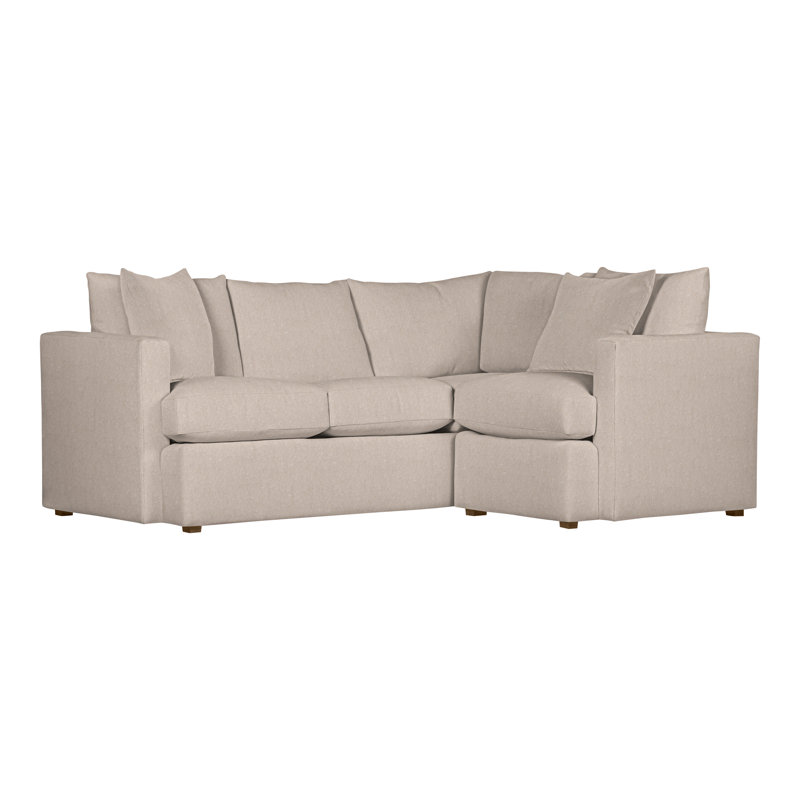 American Bungalow 2-Piece Sectional, Jiggles Fawn, Havana