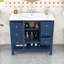 Meuble-lavabo simple autoportant moderne Tyshiem avec lavabo en céramique et grand rangement-1515231664