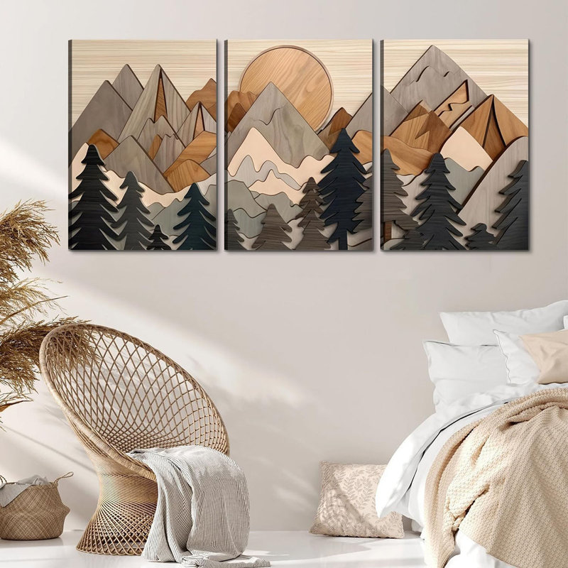 3 Piece Wrapped Canvas Print