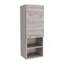 Armoire de salle de bain à 2 tablettes gris clair-1556955909
