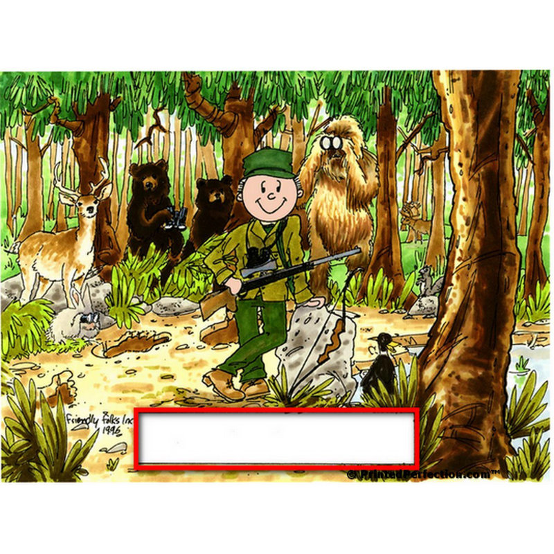 Ensemble de 4 sous-verres personnalisables Hunter, Oui