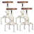 Brun / blanc antique