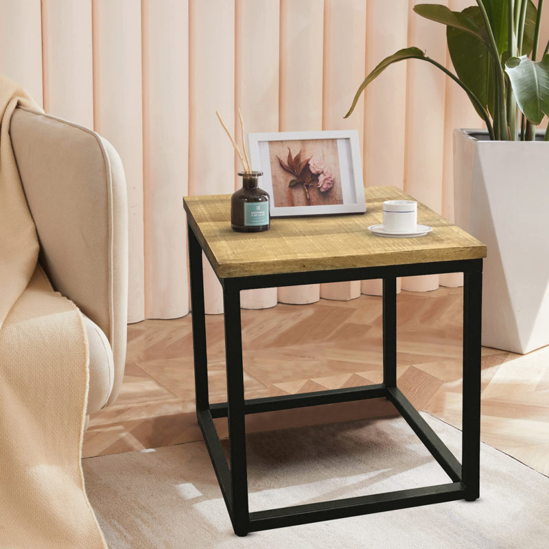 Goodwin Side Table - Industrial Sawn Finish