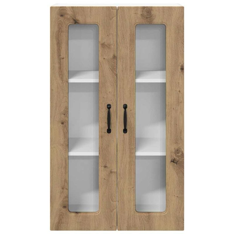 Vidaxl Kitchen Wall Cabinet Brown Oak 60 X 31 X 100 Cm Engineered Wood, Artisan Oak, 100cm H x 60cm W x 31cm D