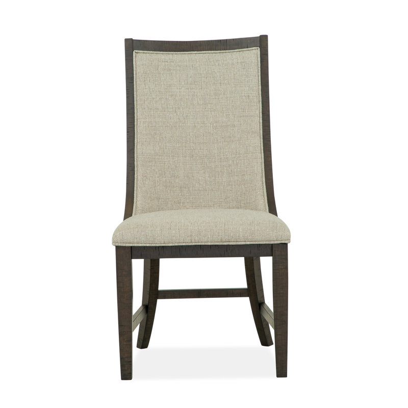 Upholstered Host Side Chair, Graphite