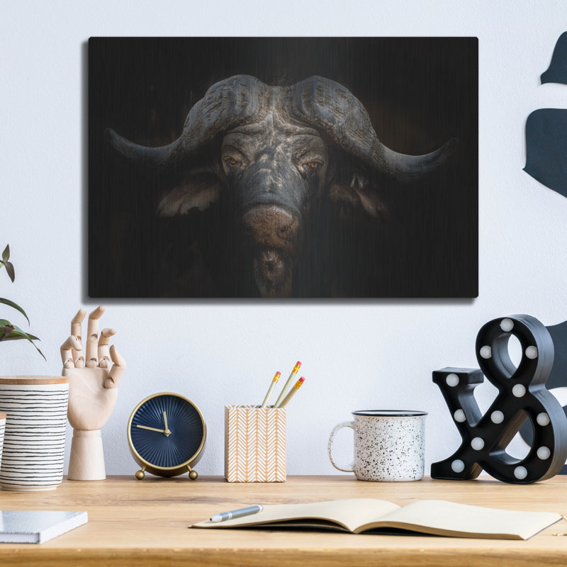 Art mural en métal «Connaissances» par Union Rustic, 24 po x 16 po, H 12 po x l 16 po