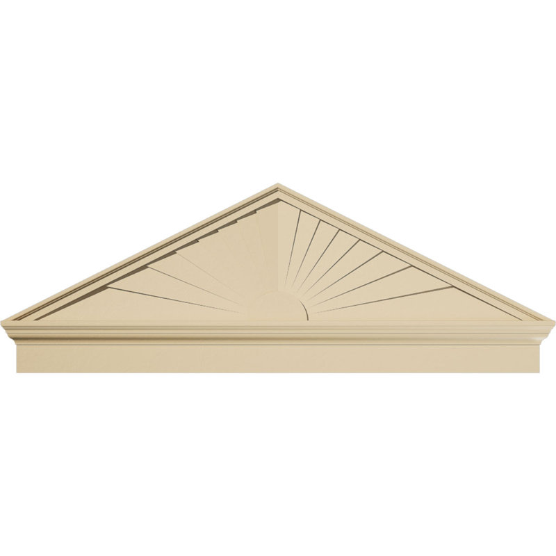 Fronton en uréthane Signature, 60 po x 21,875 po x 2,75 po, Combinaison, Rayons de soleil