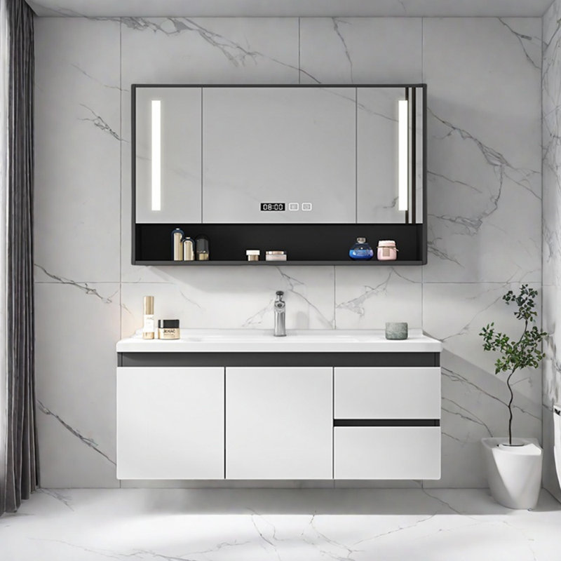 Simple modern style bathroom cabinet