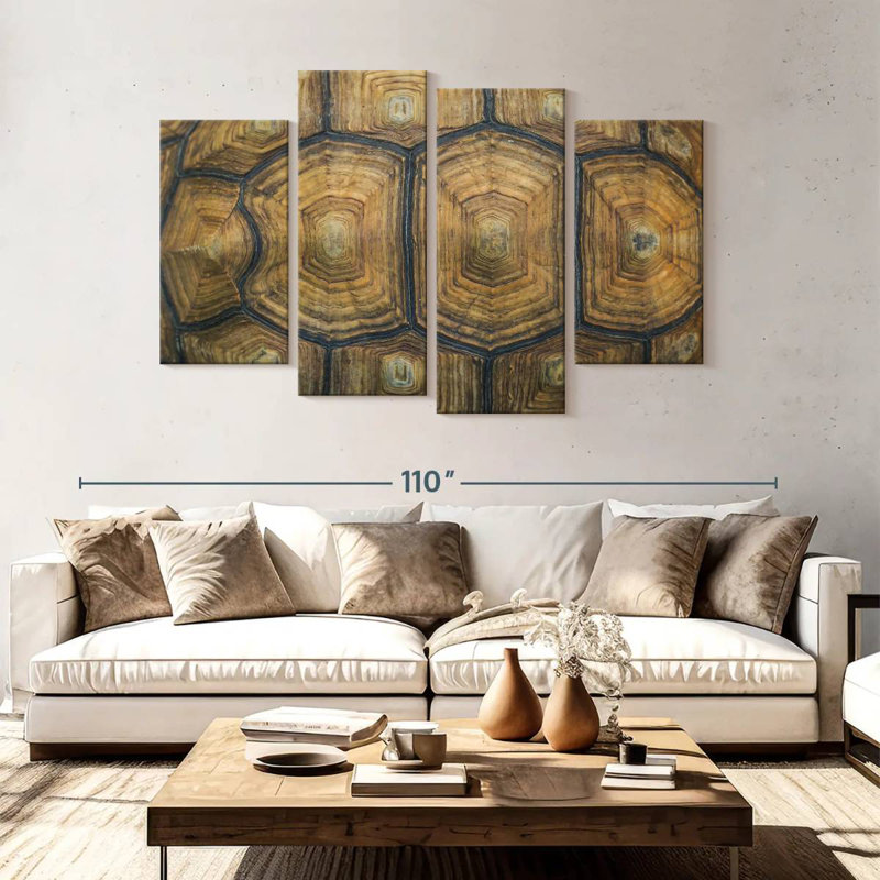 Brampt Giant Tortoise Shell, 54" H x 84" W