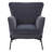 Archuleta Velvet Wingback Chair-251828747