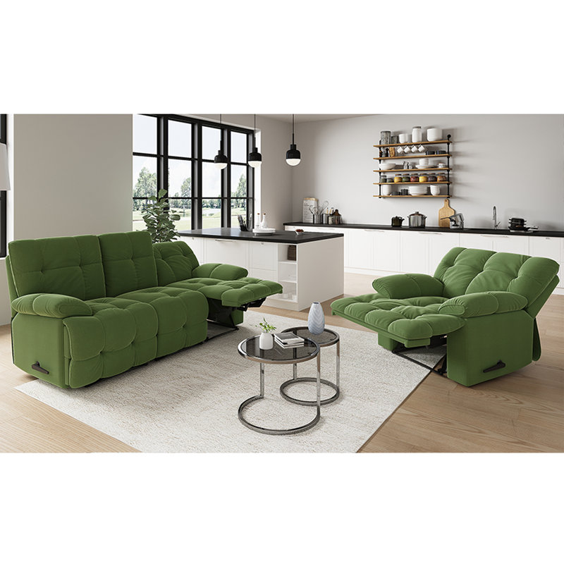 Liola 2 - Piece Living Room Set, Green