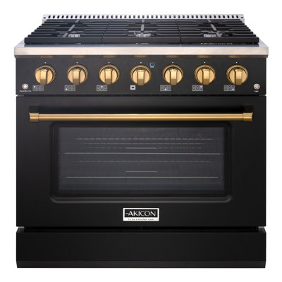 Akicon 36" 5.2 Cubic Feet Natural Gas Range