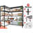 Marlia Steel Height -Adjustable Storage Rack Heavy Duty Shelving Unit 2 Installation Type-565694246-565501751