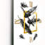 Horloge murale cadre et plumes-1912172381