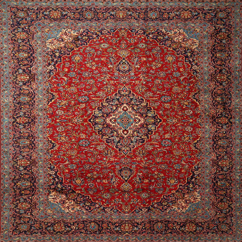 Casidee Oriental Indoor Rug, Square 8'