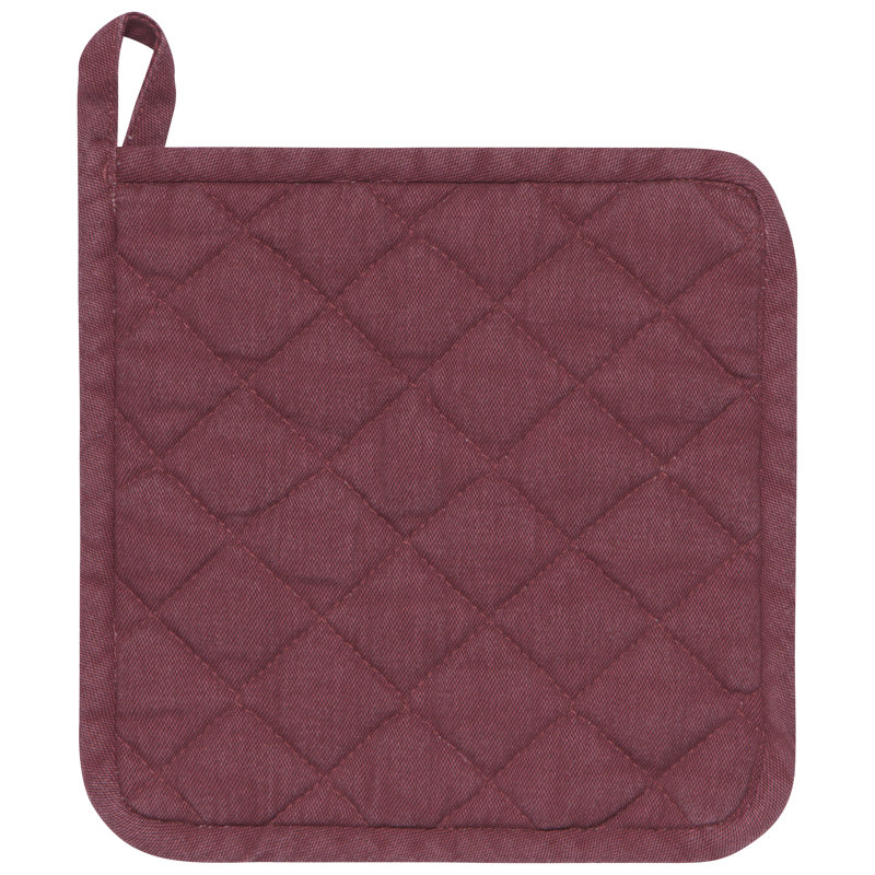 Now Designs Heirloom Stonewash Potholder, Vin