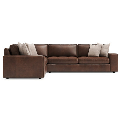 Nest 5-Piece Leather Sectional