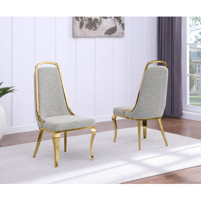 Chaises d'appoint en tissu High Class