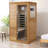 Holaki 1 - Person Indoor Bluetooth Compatible FAR Infrared Sauna in Red Cedar-113429005