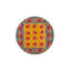 Tapis multicolore à motif géométrique à motif géométrique lavable à la machine-701227368
