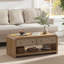 Table basse Choat 48 po avec tiroir en rotin Cevat-378816772