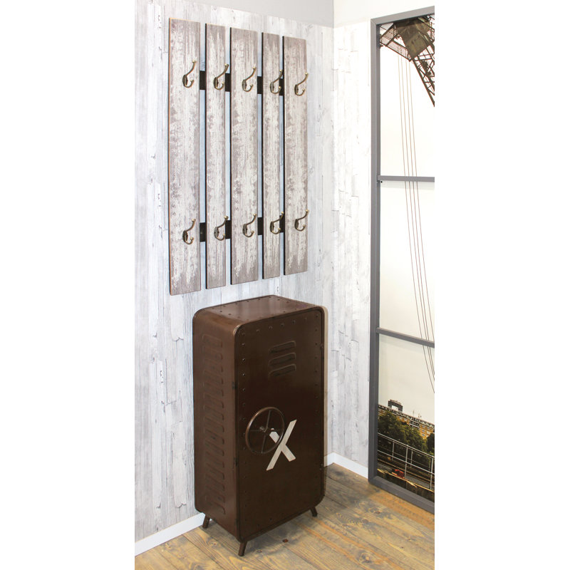Buchanan 10 - Hook Wall Mounted Coat Rack