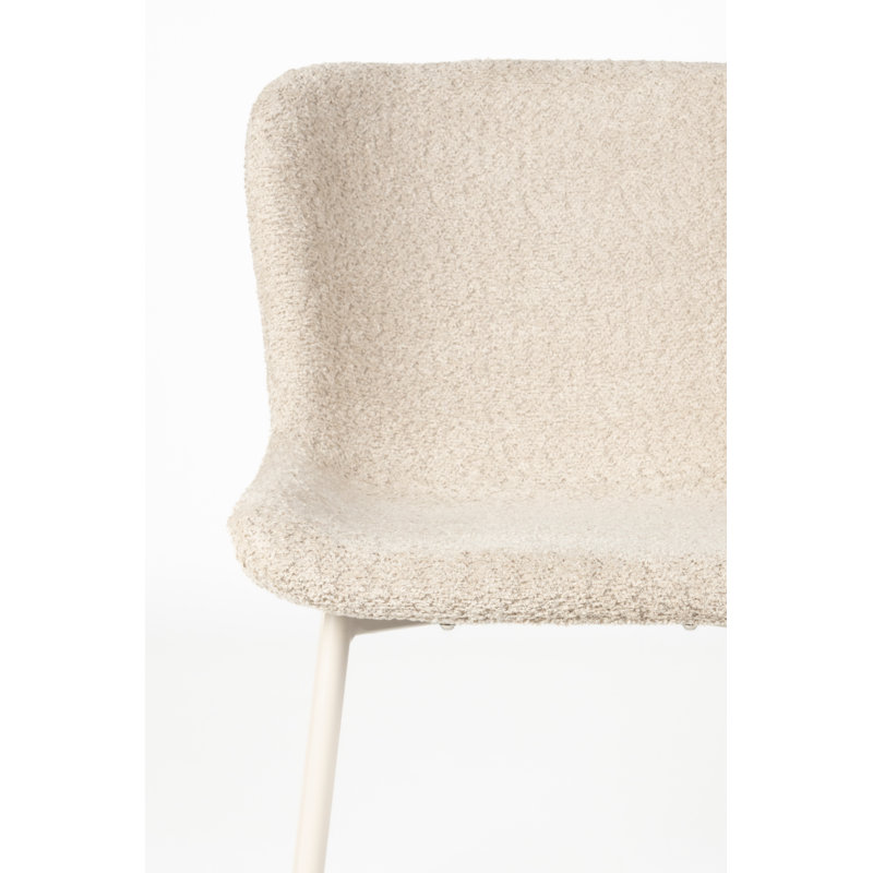Marion Upholstered Dining Chair, Beige, Off White