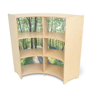 6 Compartment Manufactured Wood