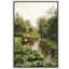 «Peaceful Woodland Creek», œuvre d'art, impression sur toile encadrée, impression sur toile encadrée-123386065-123386073