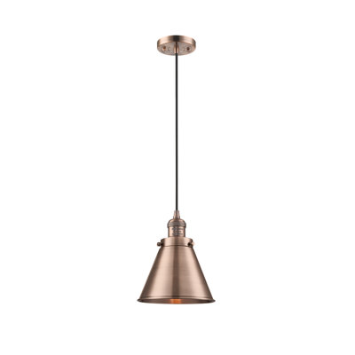 Luminaire suspendu conique à 1 lumière Donovan