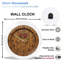 Horloge murale 12 po
