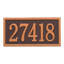 Bismark 1-Line Wall Address Plaque-1460365025-1460365028