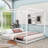 Plyler King Wood Canopy Platform Bed-1647991491