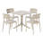 4-Person Outdoor Square Dining Set-160838572