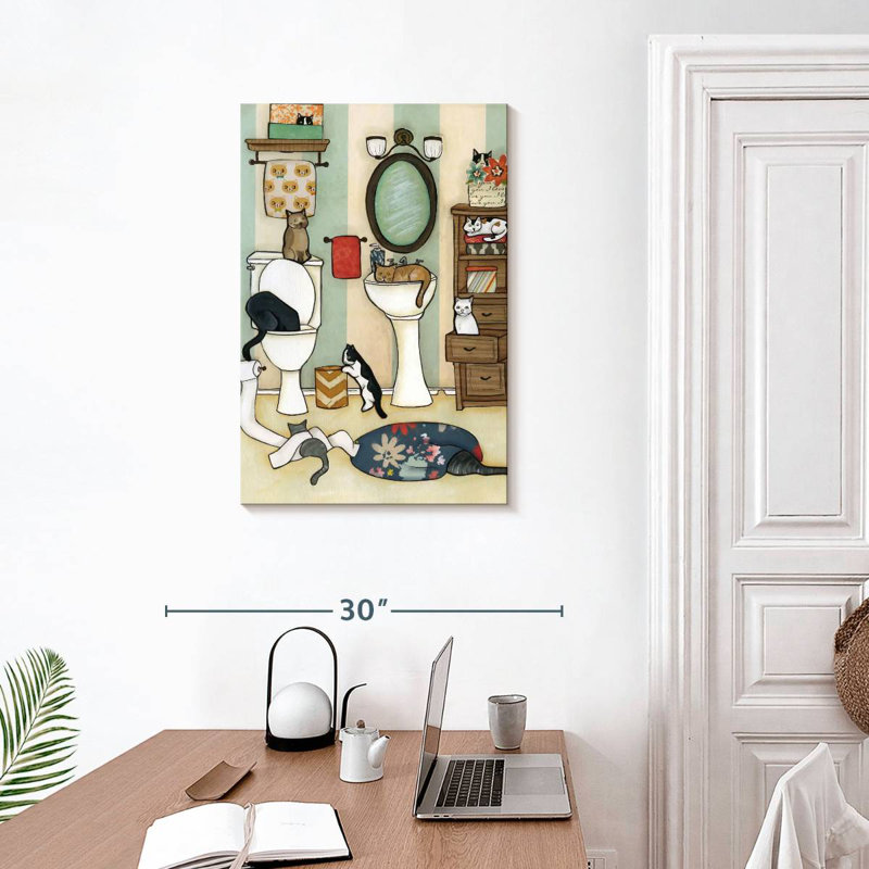 Brampt, le grand chat noir, H 30 po x l 20 po