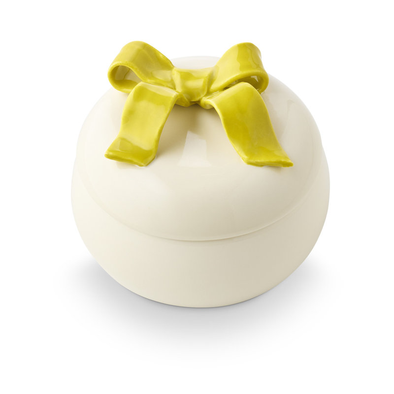 Oleander Oak Bow Ceramic, Cream