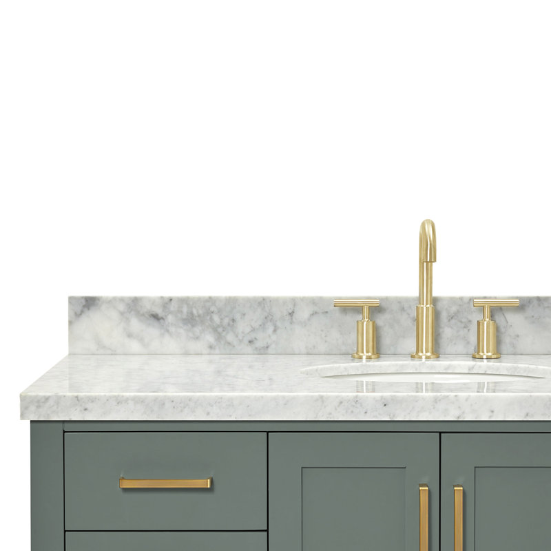 Magnolia Bath Vanity Oval Basin S049SCWOV, Vintage Green, Oval